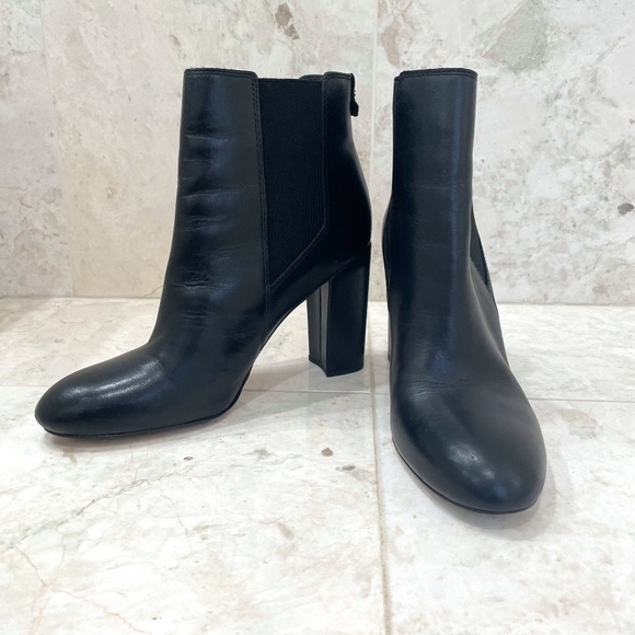 Sam Edelman Shoes - ***SOLD***SAM EDELMAN {9.5} Black Bootie Ankle Boot Rounded Blocky Heel